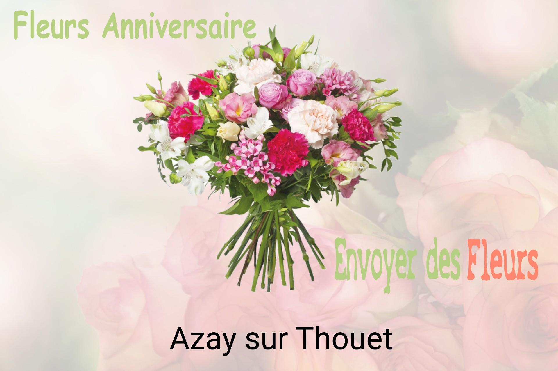 Bouquet de fleurs d’anniversaire livré à Azay-sur-Thouet